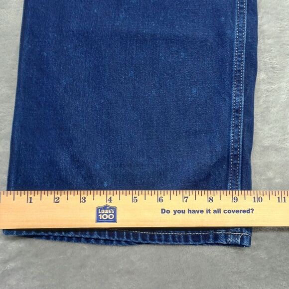 Free People We The Free Button Fly Flare Jeans 32 x 32 Night Sky Blue Trouser - Picture 3 of 16